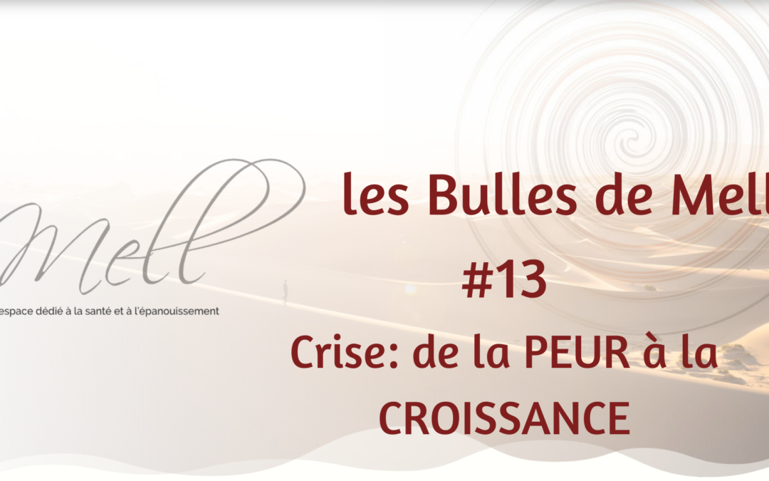 Les Bulles de Mell #13 – Crise: de la PEUR à la CROISSANCE